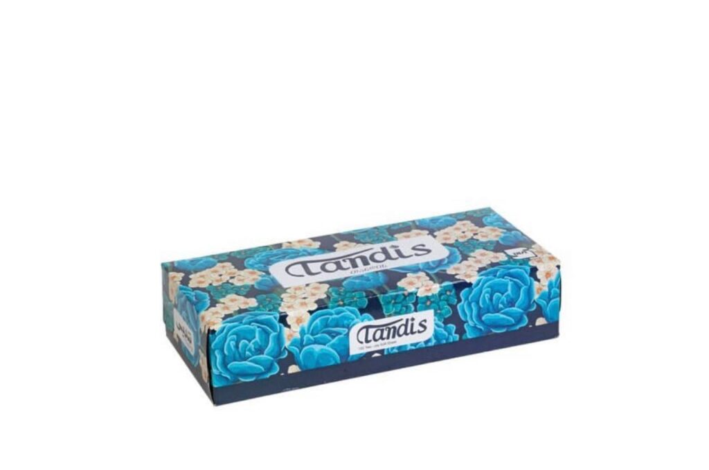 دستمال رومیزی جعبه ای 200 برگ تندیس