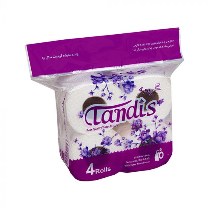 دستمال 4 قلو دلسی (توالت) تندیس